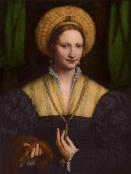 Portrait of a lady, 1520-1525 (oil on panel) | Obraz na stenu