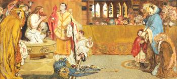 The Baptism of St Edwin, 1879 (oil on canvas) | Obraz na stenu
