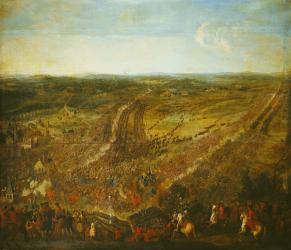 Battle of Fleurus, 1st July 1690 (oil on canvas) | Obraz na stenu