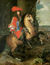 Equestrian Portrait of Louis XIV (1638-1715) (oil on canvas) | Obraz na stenu