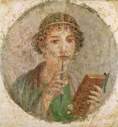 Portrait of a young girl (fresco) | Obraz na stenu