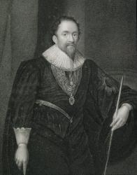 William Herbert (1580-1630), from 'Lodge's British Portraits', 1823 (engraving) | Obraz na stenu