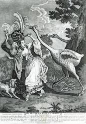 The Feathered Friend in a Fright, 1779 (engraving) | Obraz na stenu