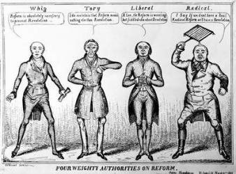 Four Weighty Authorities on Reform, 1831 (litho) | Obraz na stenu