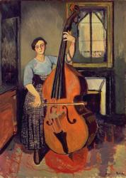 Woman with a Double Bass, 1908 | Obraz na stenu