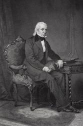 Portrait of James Knox Polk (1795-1849) (litho) (see 254671 for detail) | Obraz na stenu
