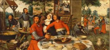 Peasant's Feast, 1550 | Obraz na stenu