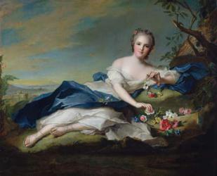 Portrait of Henriette de France, c.1742 (oil on canvas) | Obraz na stenu