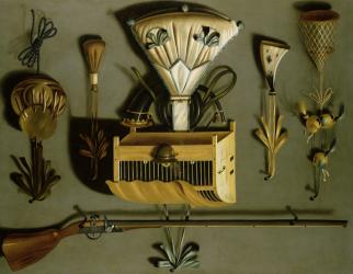 Hunting Equipment (oil on canvas) | Obraz na stenu