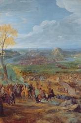The Siege of Besancon in 1674 by the army of Louis XIV (oil on canvas) | Obraz na stenu