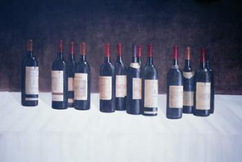 Winescape, Red, 2003 (acrylic on canvas) | Obraz na stenu