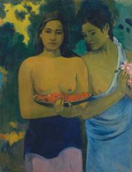 Two Tahitian Women, 1899 (oil on canvas) | Obraz na stenu