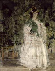 Portrait of Maria Kusnetsova-Benois as Carmen, 1908 (tempera & pastel on canvas) | Obraz na stenu