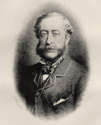 Henry Howard Molyneux Herbert, 4th Earl of Carnarvon, engraved by C. Laurie, from 'The History of Freemasonry, volume I', published by Thomas C. Jack, London, 1883 (litho) | Obraz na stenu