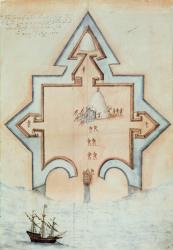 Entrenchments, Puerto Rico (litho) | Obraz na stenu
