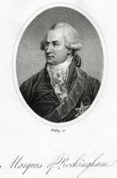 The Marquis of Rockingham, engraved by William Ridley, from 'Junius Stat Nominus Umbra' attributed to Sir Philip Francis, published 1805 (engraving) | Obraz na stenu