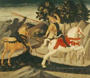 The Death of Absalom (oil on panel) | Obraz na stenu
