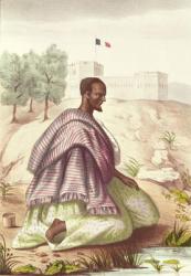 A Senegalese Marabout, from 'Les Esquisses Senegalaises' by Abbe Boilat, 1853 (colour litho) | Obraz na stenu