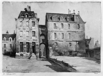 View of the Maternite Port-Royal, the entrance vault, 1905 (w/c on paper) (b/w photo) | Obraz na stenu