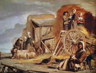 The Haycart, or Return from Haymaking, 1641 (oil on canvas) | Obraz na stenu