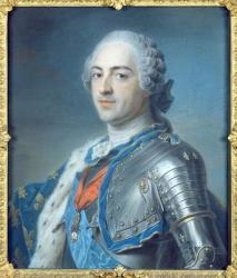 Portrait of King Louis XV (1710-74) 1748 (pastel) | Obraz na stenu