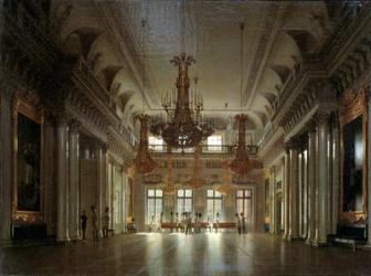 The Hall of the Field Marshal in the Winter Palace (oil on canvas) | Obraz na stenu