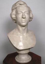 Bust of Frederic Chopin (1810-49), 1849 (marble) | Obraz na stenu