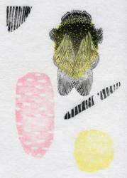 Atomic Bumblebee, 2013 (watercolour and oil on washi) | Obraz na stenu