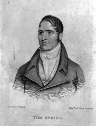 Tom Spring, engraved by Percy Roberts (engraving) | Obraz na stenu