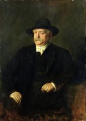 Chancellor Otto von Bismarck (1815-98), 1849 (oil on canvas) | Obraz na stenu