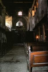 View of the interior of the Church of Saints Sergius and Bacchus (Abu Serga) (photo) | Obraz na stenu
