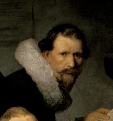 The Anatomy Lesson of Dr. Nicolaes Tulp, 1632 (oil on canvas) (detail of 7543) | Obraz na stenu