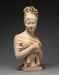 Bust of Juliette Récamier c.1801-2 (terracotta) | Obraz na stenu