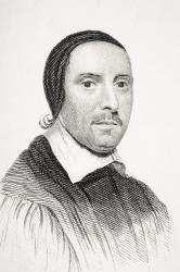 Jeremy Taylor, illustration from 'Old England's Worthies' by Lord Brougham, published c.1880 (engraving) | Obraz na stenu