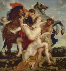 Rape of the Daughters of Leucippus (oil on canvas) | Obraz na stenu