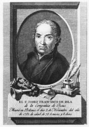José Francisco de Isla (engraving) | Obraz na stenu