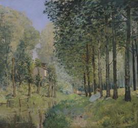 The Rest by the Stream. Edge of the Wood, 1872 (oil on canvas) | Obraz na stenu