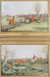 Pair of Hunting Scenes, 19th century | Obraz na stenu