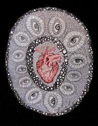 What Can Your Heart See? 2017, (pen, pencil & digital drawing) | Obraz na stenu