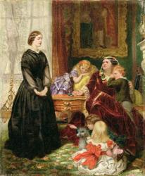 The Governess, 1860 (oil on canvas) | Obraz na stenu