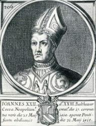 Portrait of Antipope John XXIII (engraving) | Obraz na stenu
