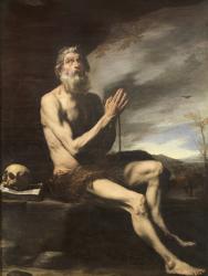 St. Paul the Hermit (oil on canvas) | Obraz na stenu