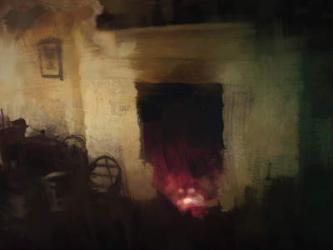 irish cottage series - fireplace | Obraz na stenu