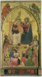 The Coronation of the Virgin with Saints and Prophets, c.1372 (tempera on panel) | Obraz na stenu