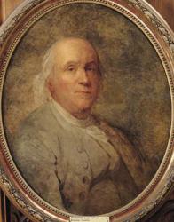 Portrait of Benjamin Franklin, c.1780 (oil on canvas) | Obraz na stenu
