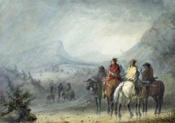 Storm: Waiting for the Caravan, 1858-60 (w/c on paper) | Obraz na stenu