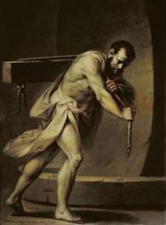 Samson in the treadmill, 1754 (oil on canvas) | Obraz na stenu