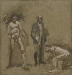 Taking the Count, study, 1898 (oil on canvas) | Obraz na stenu