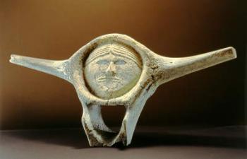 Janus Head, from Cape Dorset (whale vertebrae) (for detail see 228681) | Obraz na stenu