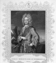 Charles Mordaunt, Earl of Peterborough, engraved by W.T. Fry (engraving) | Obraz na stenu